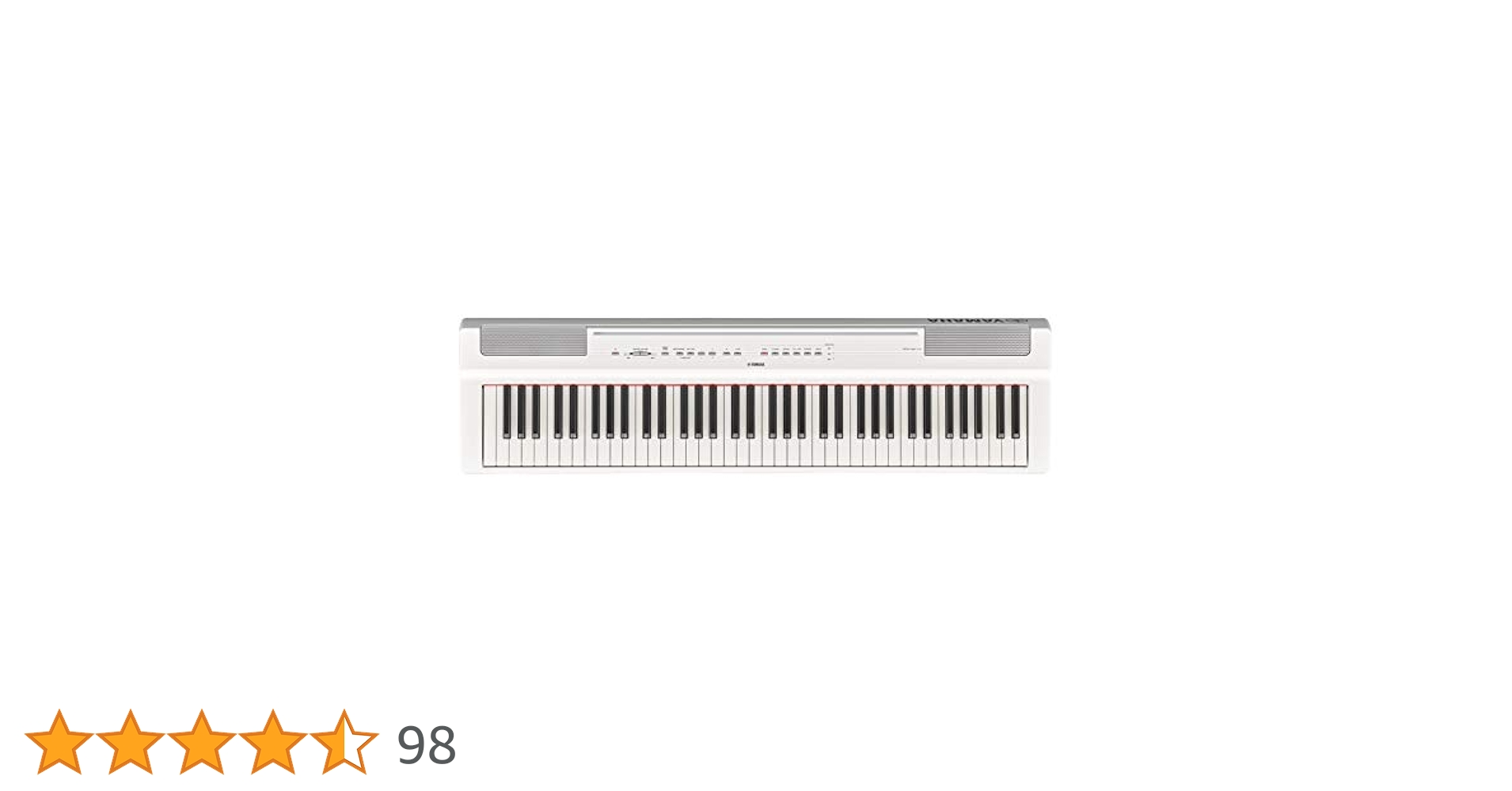 A86美品✨　YAMAHA 電子ピアノ P-121WH 73鍵盤　ヤマハ Amazon | ヤマハ YAMAHA 電子ピアノ Pシリーズ 73鍵盤 ホワイト